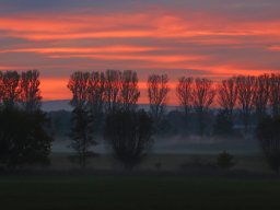 Sonnenuntergang im Winter
